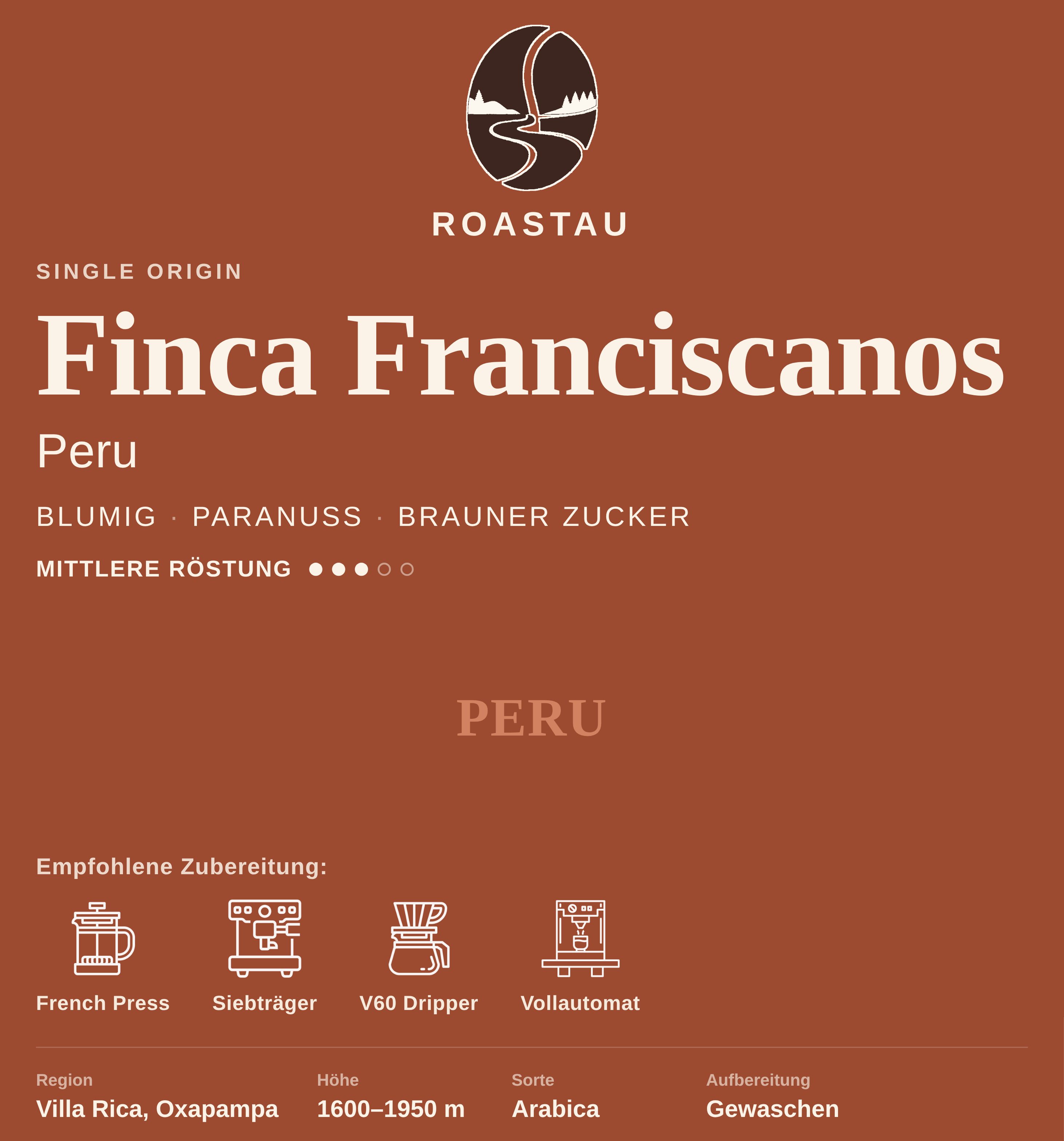 Peru Finca Franciscanos | Villa Rica Oxapampa