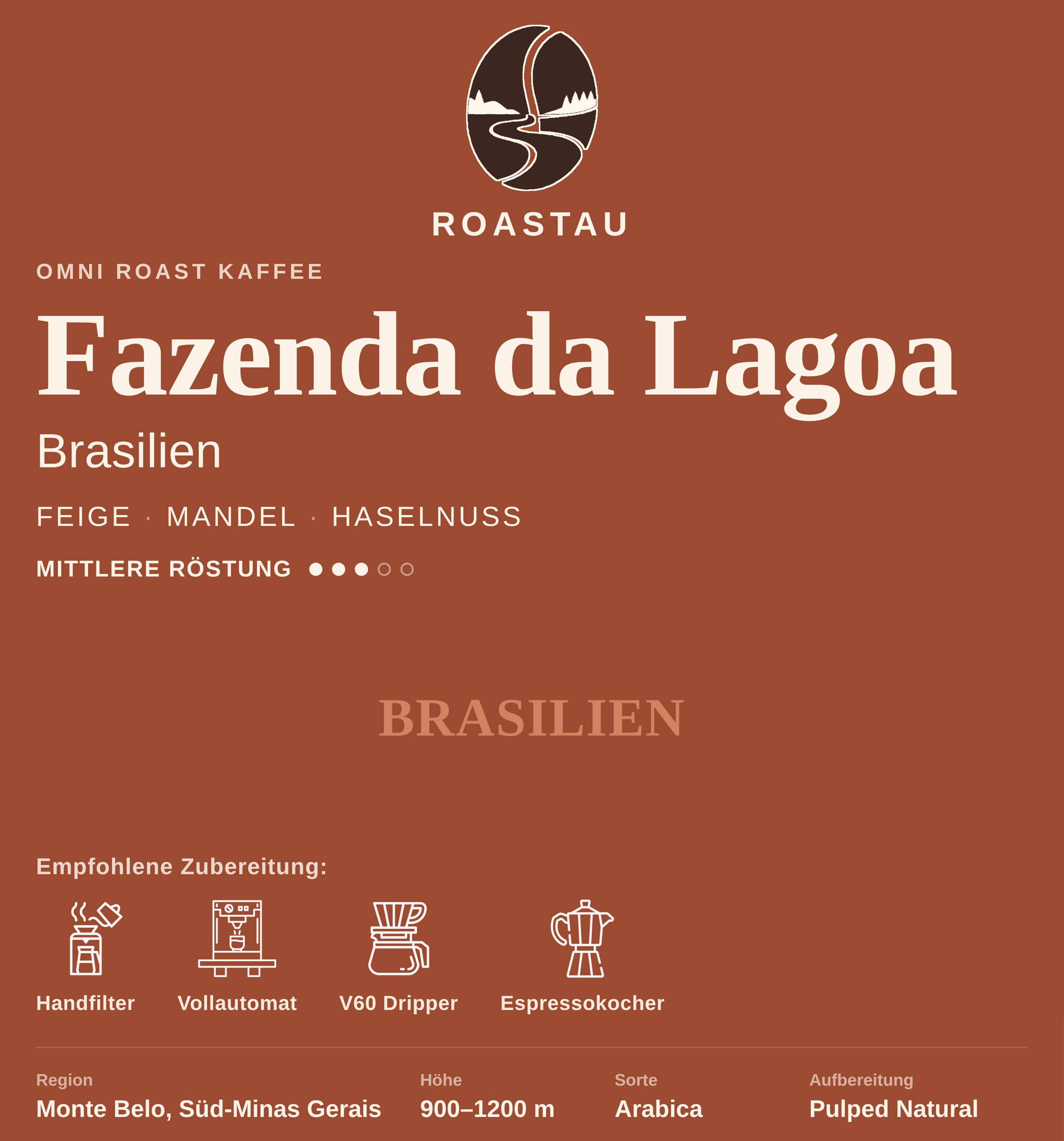 Brasilien Fazenda da Lagoa