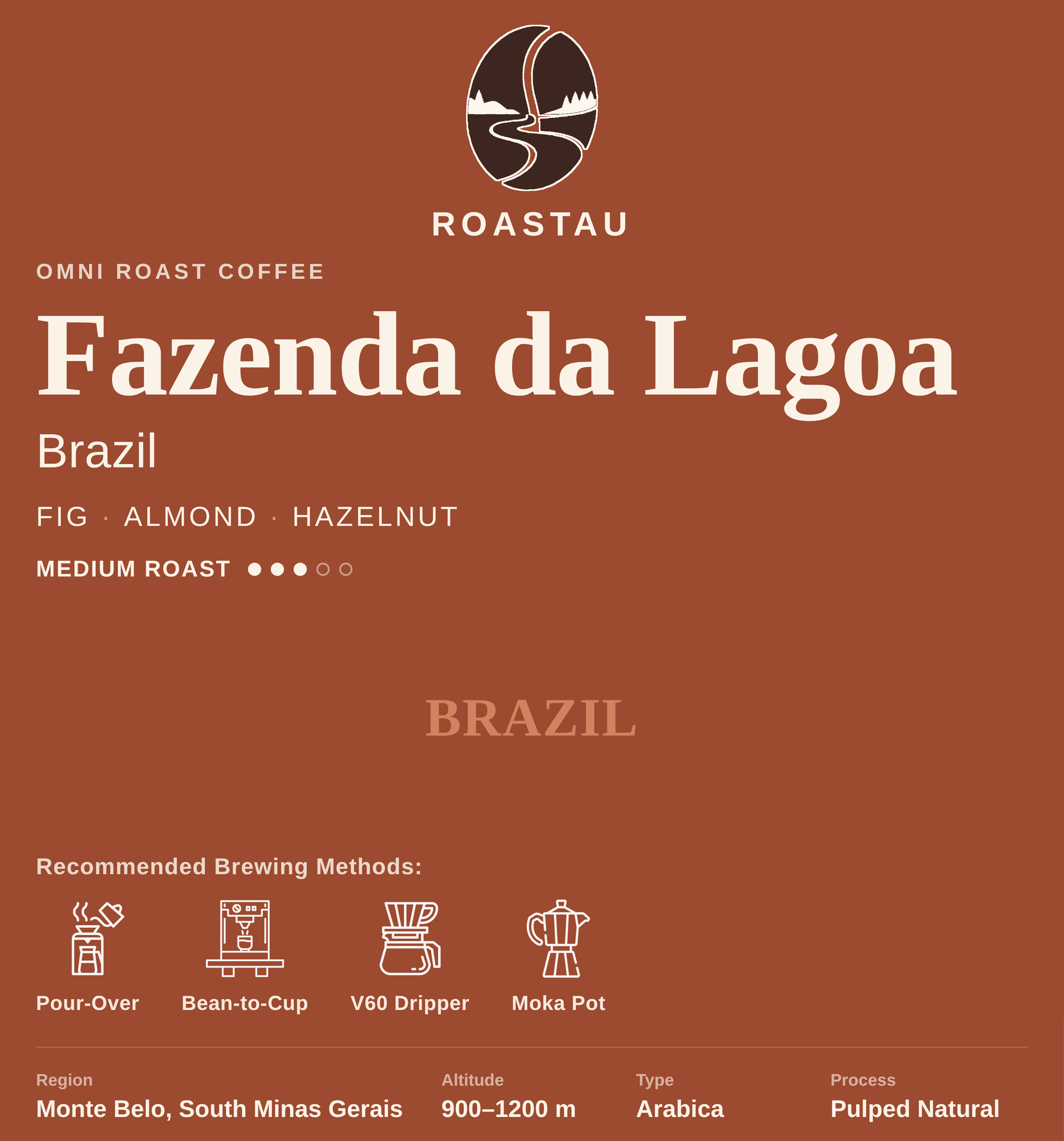Brasilien Fazenda da Lagoa